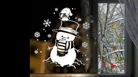 Зубная паста на окнах к новому