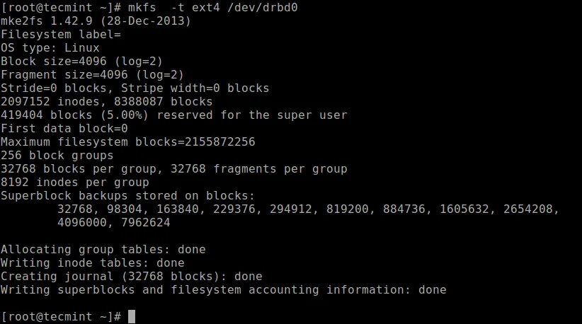 Ext4 dev