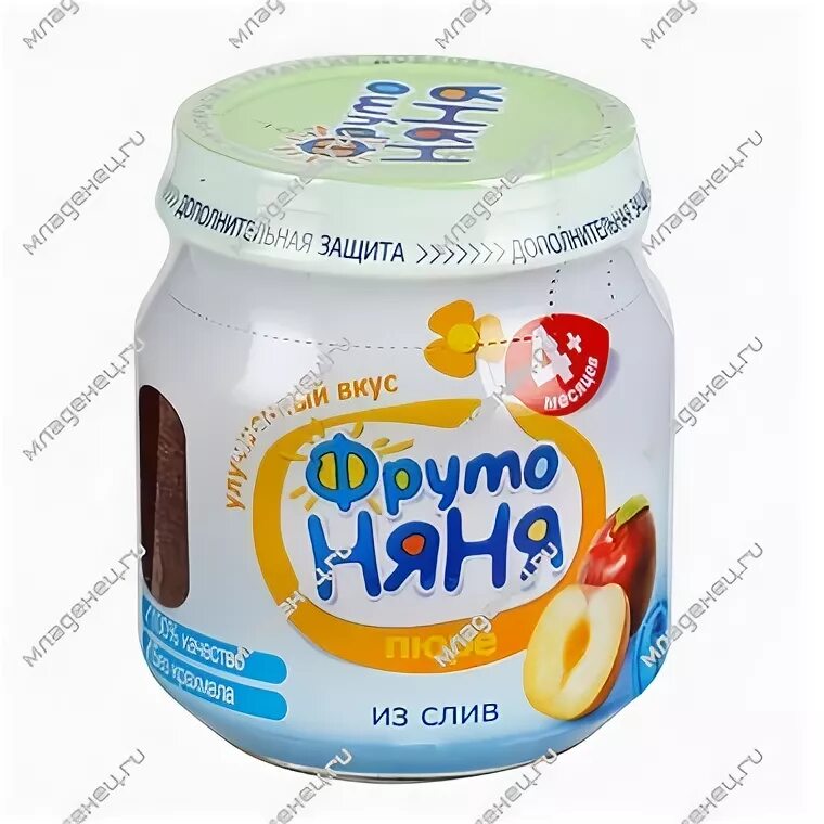 Малыша фрутоняня на асфальте