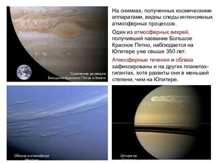 Спутники и кольца гигантов