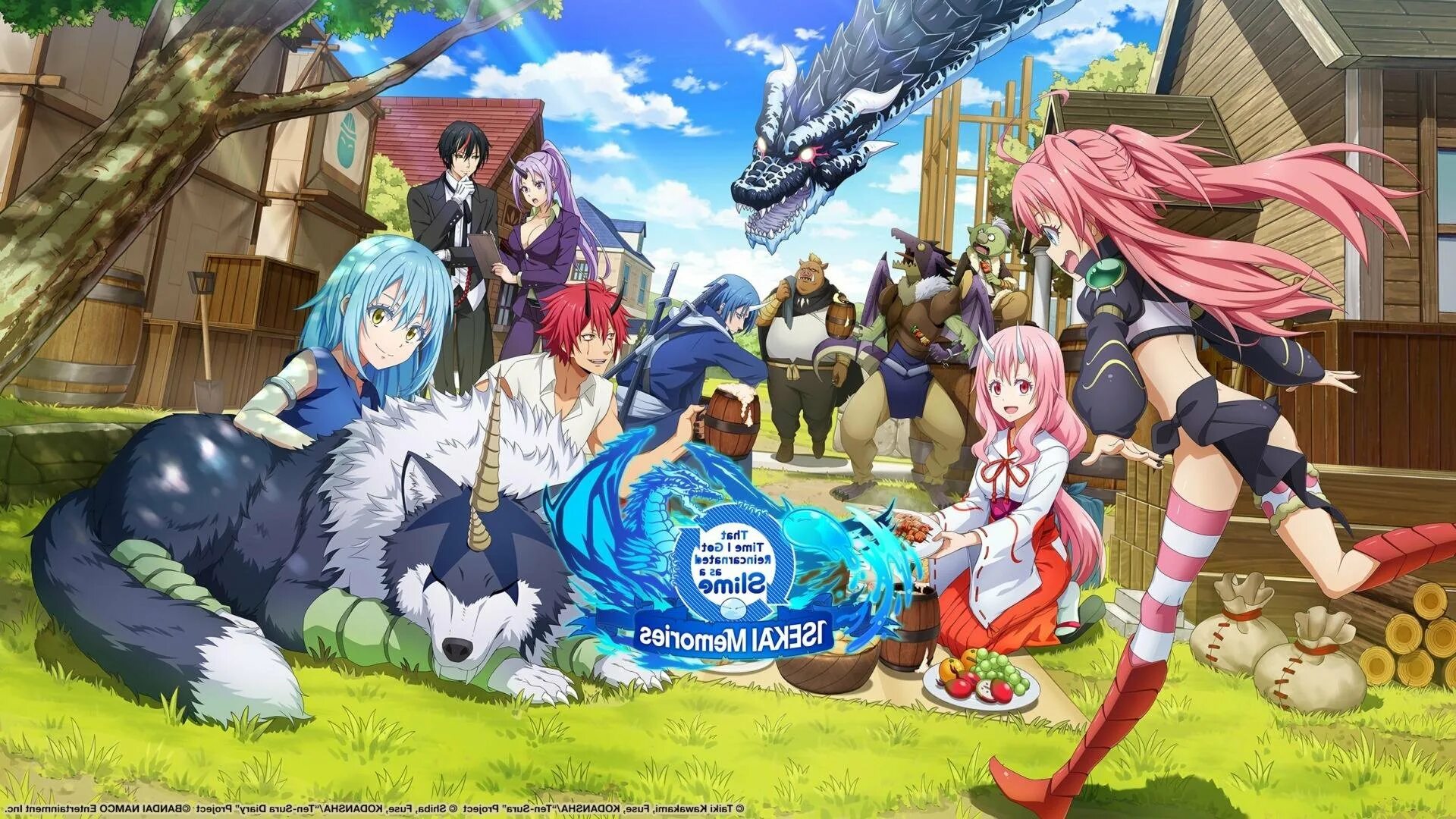 Я слизь 1. Моё Перерождение в слизь Римуру. Slime Isekai Memories игра.