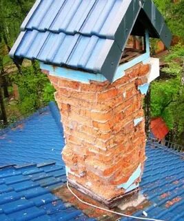 На кирпичную трубу от дождя