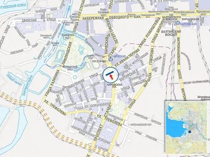 Карта спб стачек