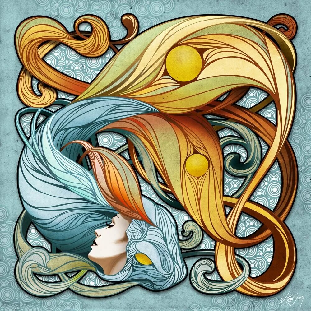 Art nouveau style
