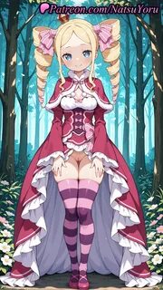 2025 ai_assisted ai_generated anime anime_style ass_visible_through_thighs beatrice...