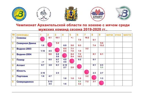 Хоккей с мячом чемпионат россии последние матчи. Хоккей с мячом Водник Архангельск турнирная таблица. Турнирная таблица Водника Архангельск. Водник Архангельск хоккей с мячом график игры. Таблица команд по хоккею с мячом.