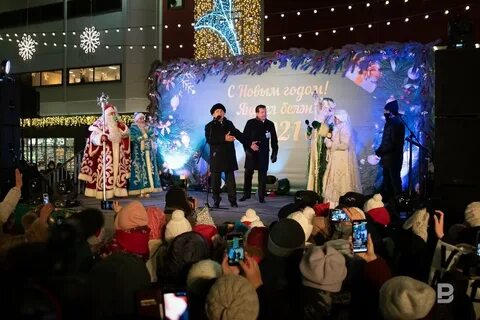 Открытие елок в казани