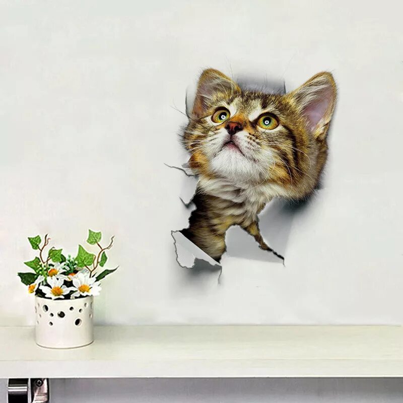Кот со стенами. Котики на стену. фотообои кошки на стену. коты на стене. наклейки на стену котики.
