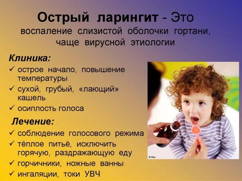 Что давать при ларингите