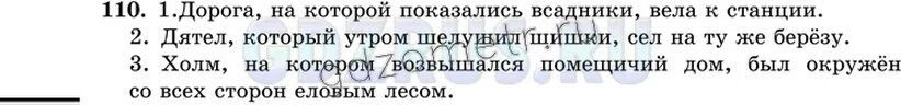 Русский 6 класс ладыженская упр 110