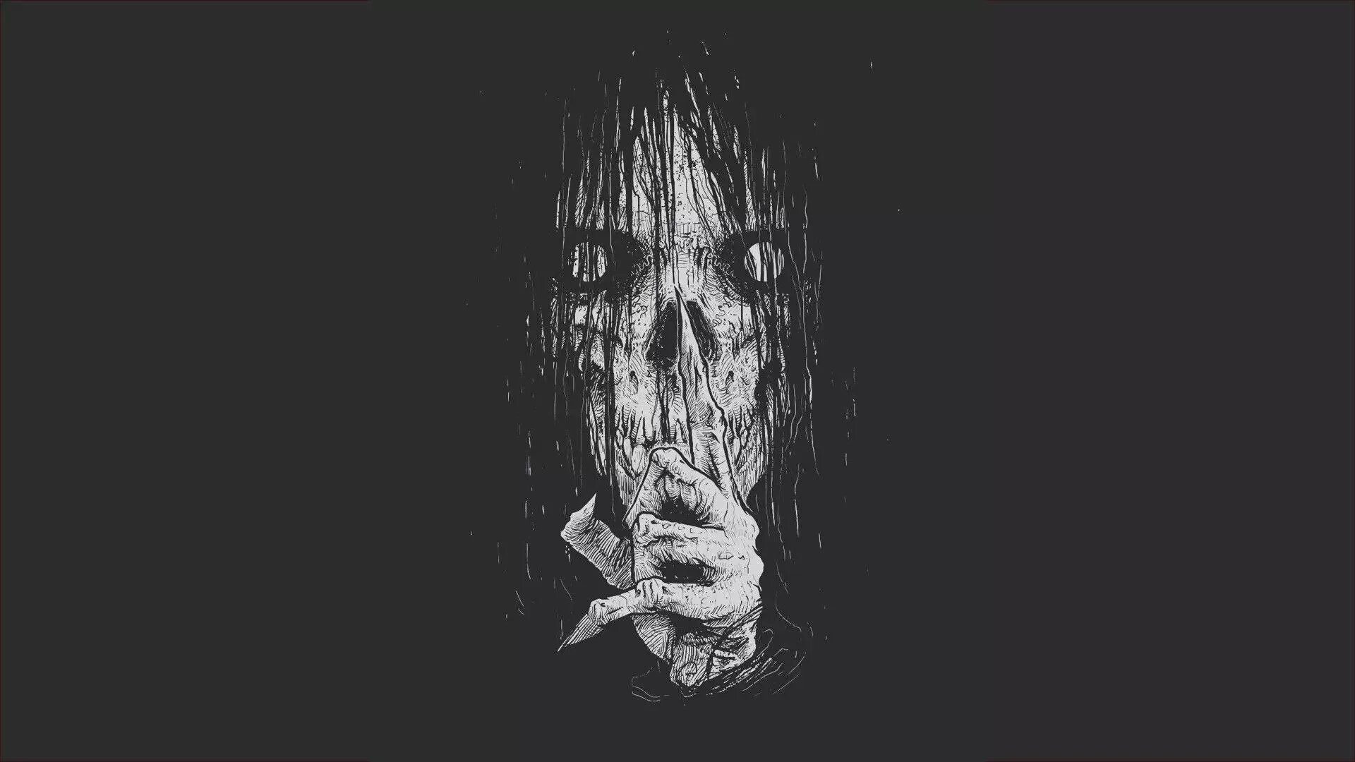 ФОНК GHOSTEMANE. Иллюстрации в стиле хоррор.