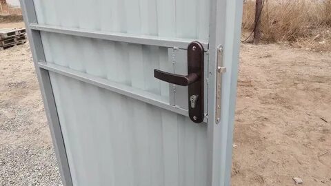 Врезка замка в калитку