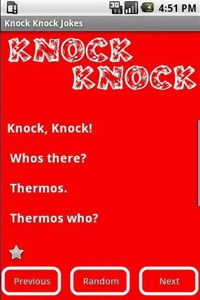 Knock knock it s the united states