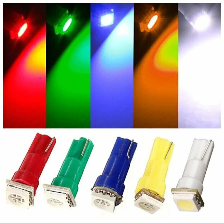 5w. 2w. Т5 w1. 2w) 1-smd 3528, 12в. Лампочка подсветки бардачка тиида.