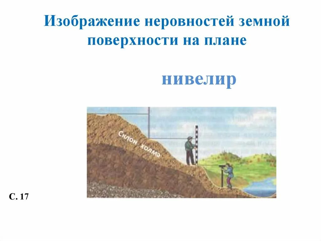 Презентация изображение неровностей земной поверхности 5 класс. Изображение неровностей земной поверхности на плане. изображение ннеравности земной поверхности. способы изображения неровностей земной поверхности. нивелир это в географии.