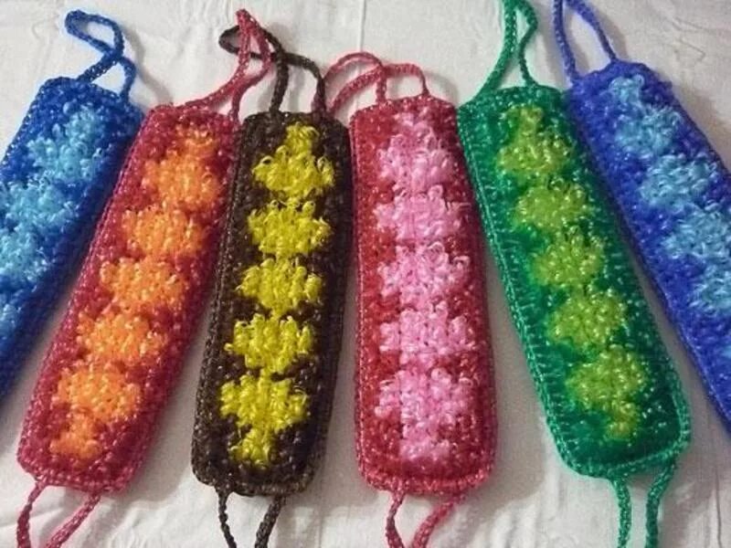 Простой способ вязания простую мочалку