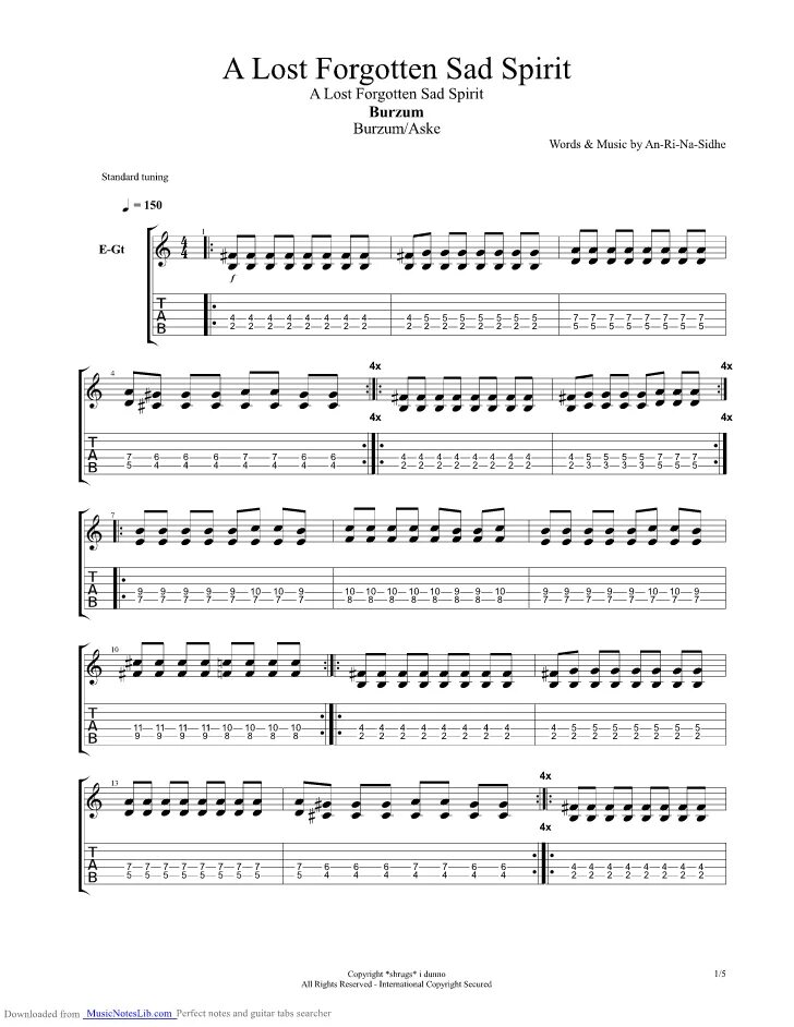 Burzum ноты. Burzum ноты. Бурзум 2024. Burzum filosofem cover. Burzum табы.