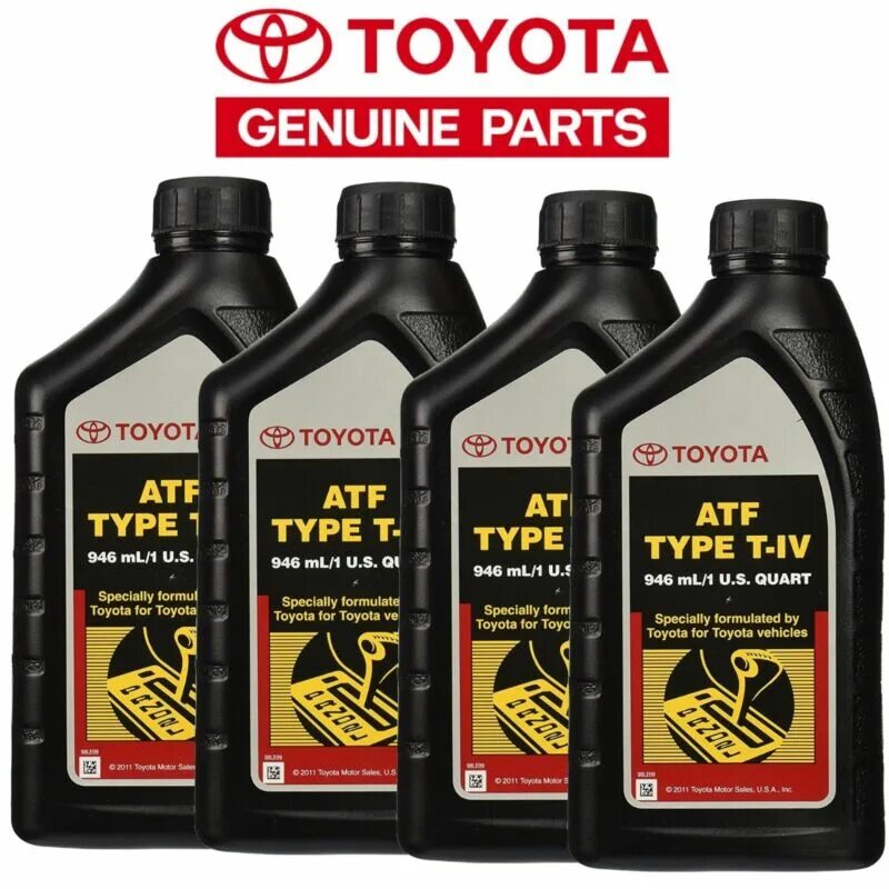 Toyota ATF Fluid t-IV. Type t4 Toyota. 0888601705 Toyota ATF Type t-IV 4 Л. Toyota ATF T-IV артикул.