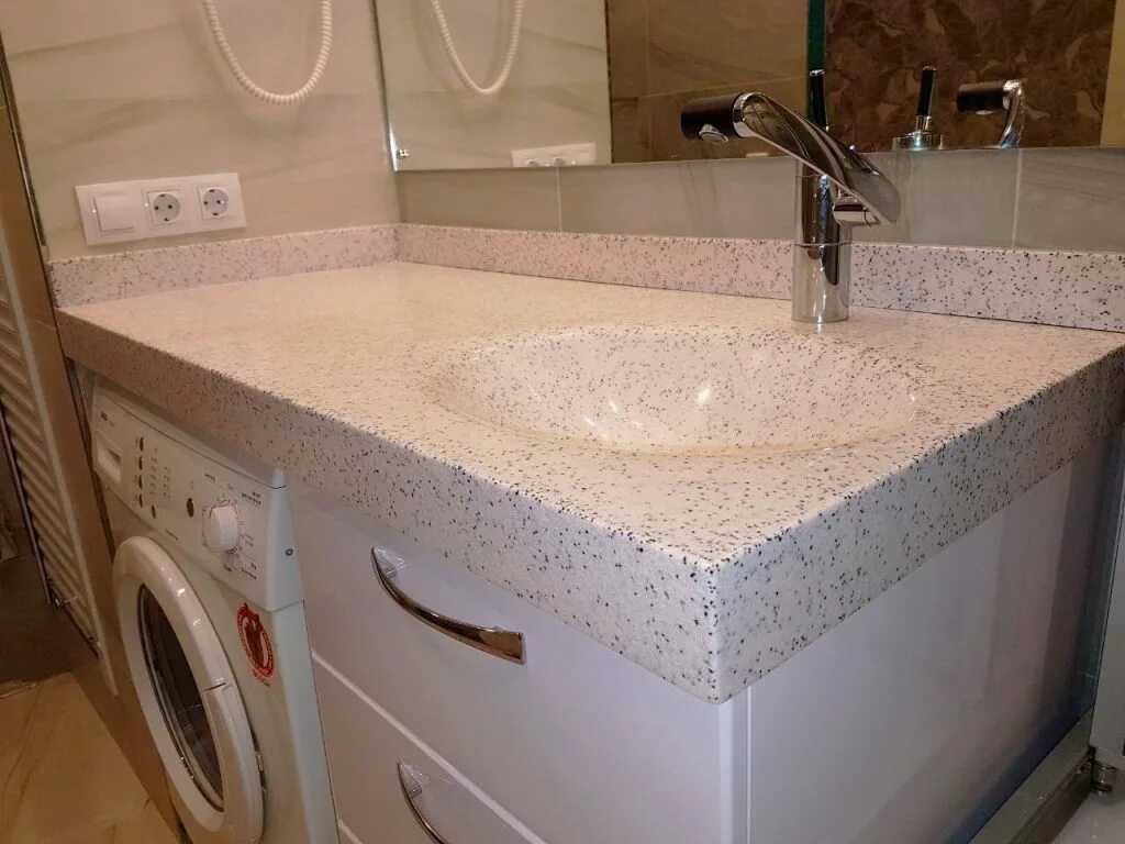 Столешница с раковиной из искусственного. Staron ps813. раковина со столешницей. столешница из искусственного камня в ванную с раковиной. столешница в ванную комнату из искусственного камня.
