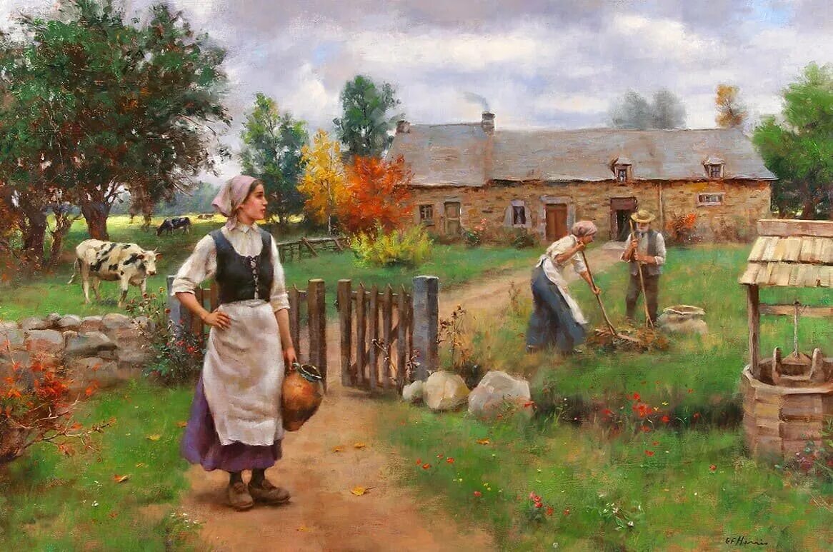 Village работа. Грегори Фрэнк Харрис картины. Художник Gregory Frank Harris. Грегори Фрэнк Харрис (Gregory Frank Harris),1953. Gregory Frank Harris художник картины.