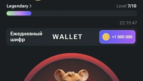 Что значит ежедневный шифр в хомяке