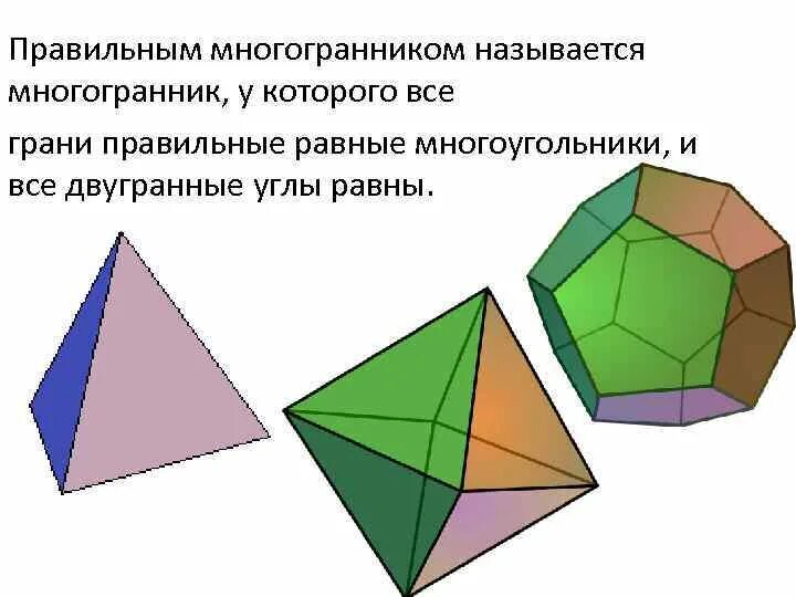 Тетраэдр параллелепипед октаэдр