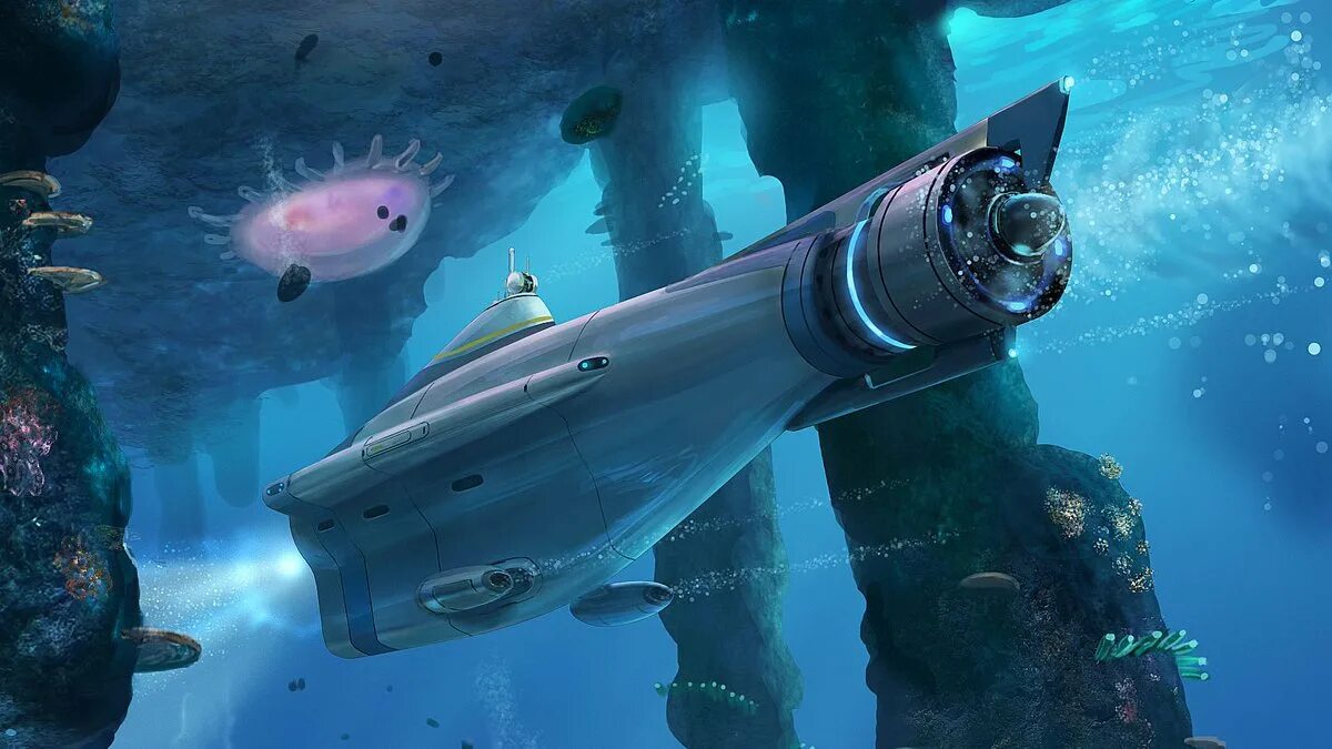 Subnautica субмарина Драконис. Сабнаутика альеафан. Subnautica Art субмарина. Субнаутика rockpancher.