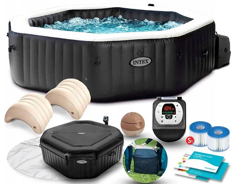 Джакузи "Intex 28458 PURESPA Jet and Bubble Deluxe». Надувной спа джакузи Intex Jet & Bubble (28462). Спа бассейн Intex PURESPA. Спа бассейн Intex PURESPA Bubble. Джакузи для улицы с подогревом купить надувной