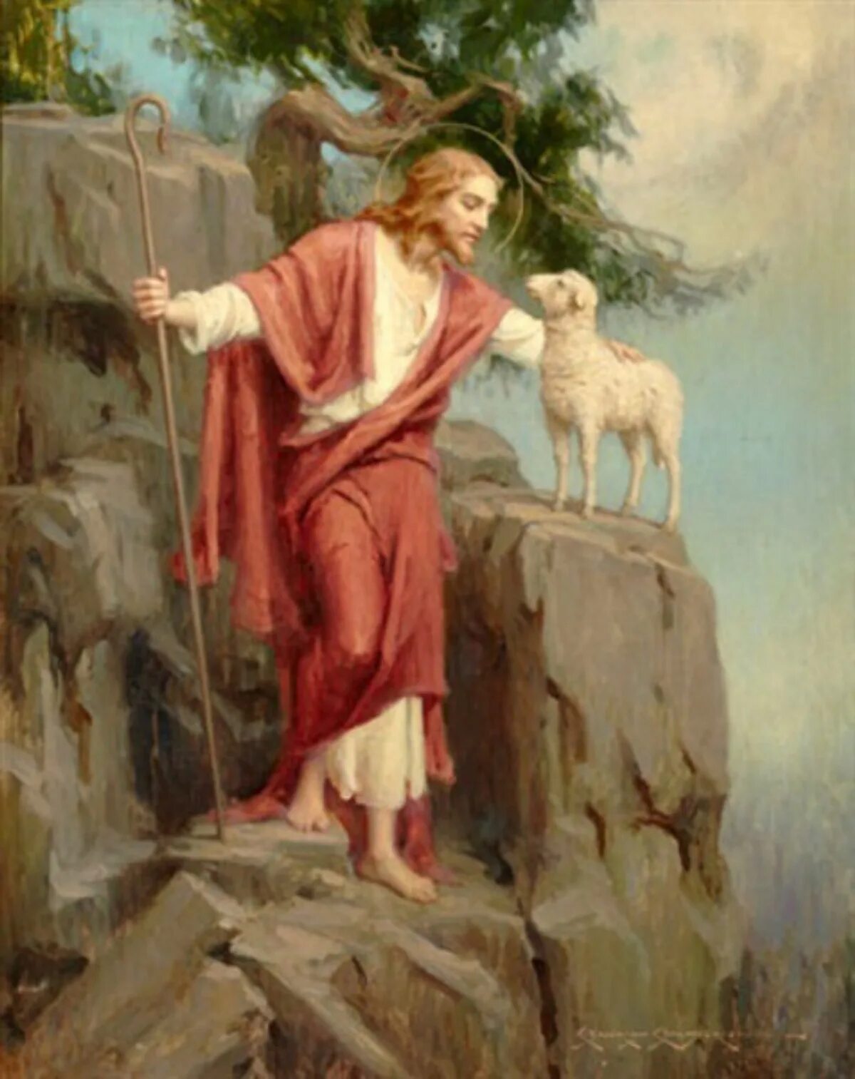 Иисус Христос добрый Пастырь. "Добрый Пастырь" Бейгель. Добрый Пастырь картина Джованни.
