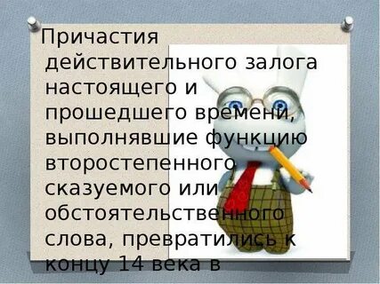 Какие причастия действительного залога накрахмаленная рубашка