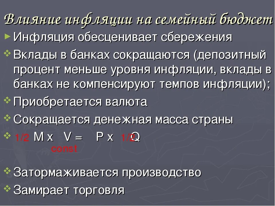 Как инфляция влияет на сбережения. Влияние инфляции на семейный бюджет. Влияние инфляции на доходы. Влияние инфляции на доходы семьи.