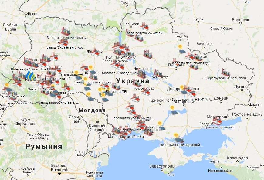 Карта новые заводы. Заводы Украины на карте. Предприятия Украины на карте. Кривой Рог на карте Украины. Предприятия Украины на карте Украины.