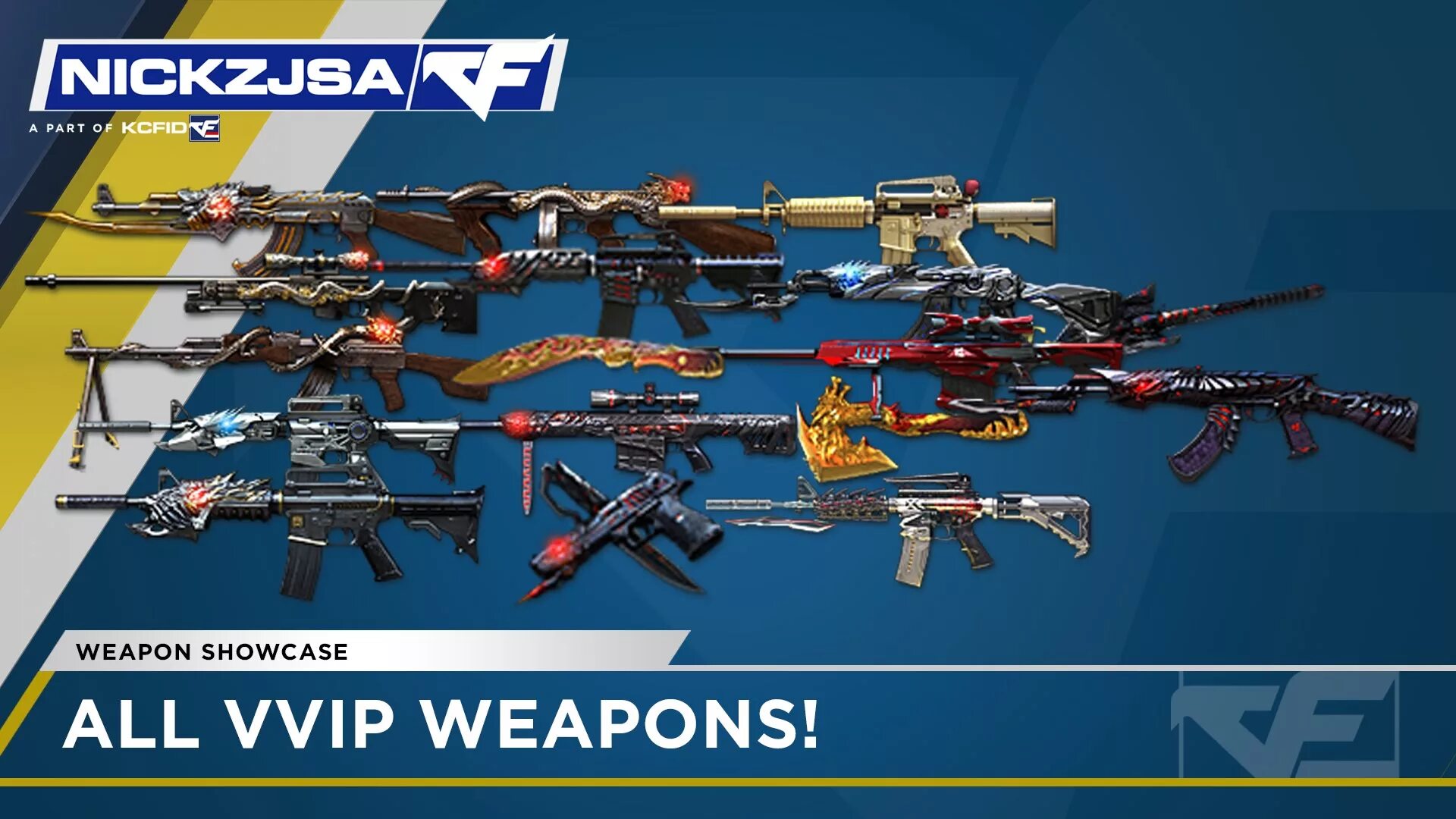 Weapons showcase