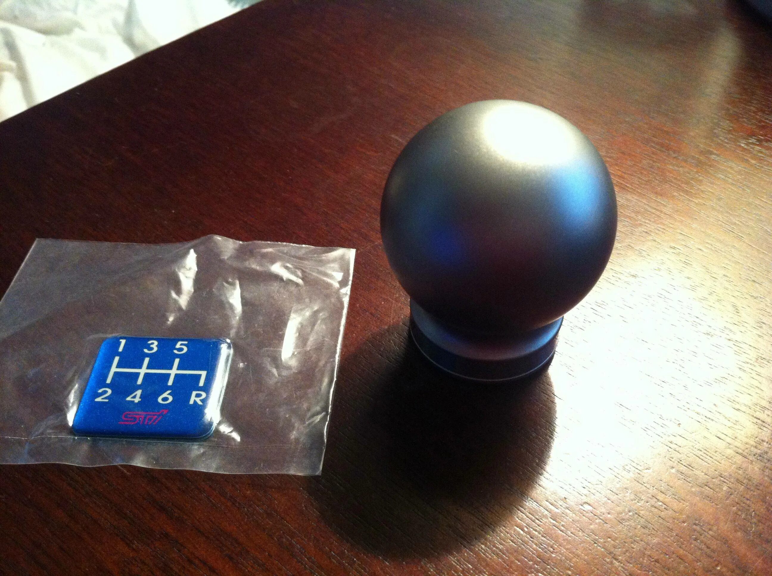 Titanium Shift knob Subaru. 587 23 72-01 Knob. User 37