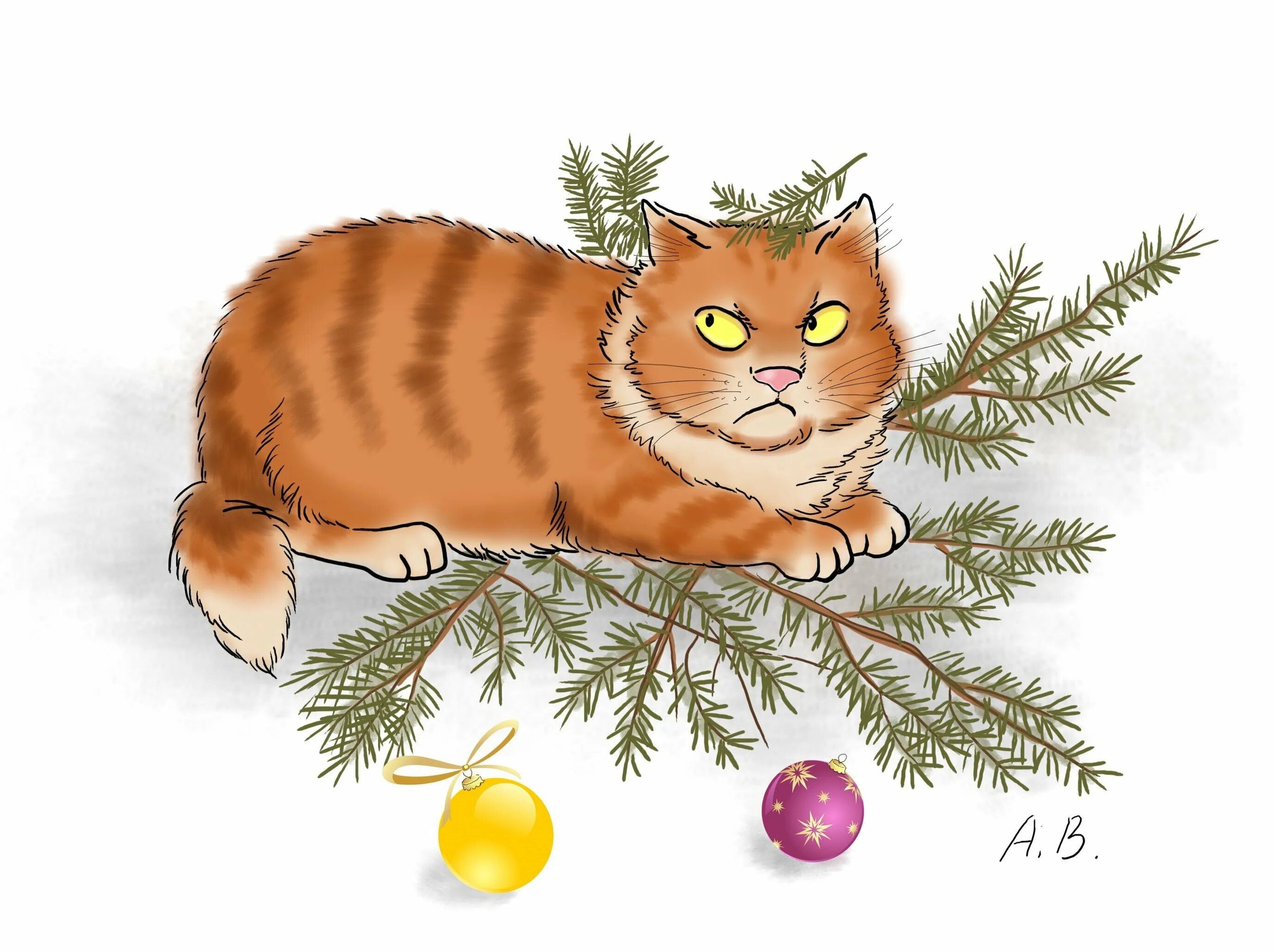 Рисунок на новый год кошка. Новогодний котик. новогодний котик рисунок. новогодние коты мультяшные. кот новый год.
