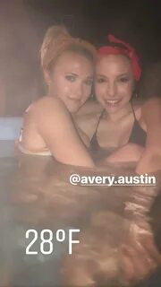 Emily Osment In A Hot Tub.