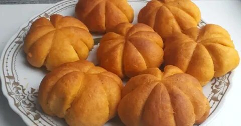 Булочки из тыквы из тыквенного теста