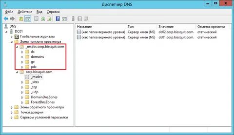 Зона обратного просмотра dns
