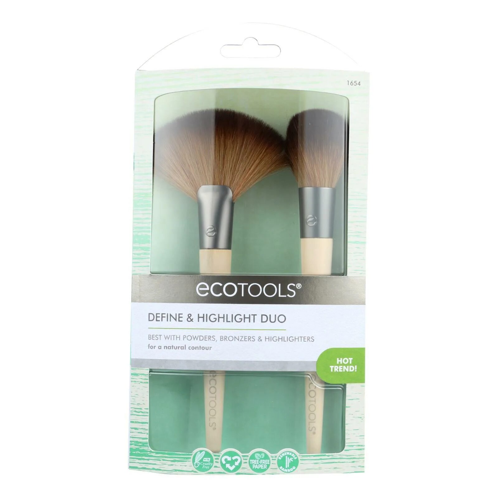 Ecotools. Define and Highlight Duo Brush описание.