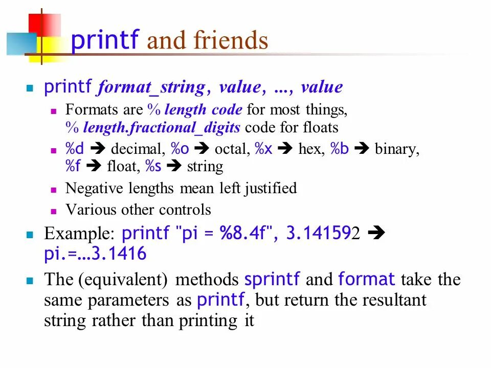 Printf String. Printf модификаторы. Printf типы данных. Printf таблица.