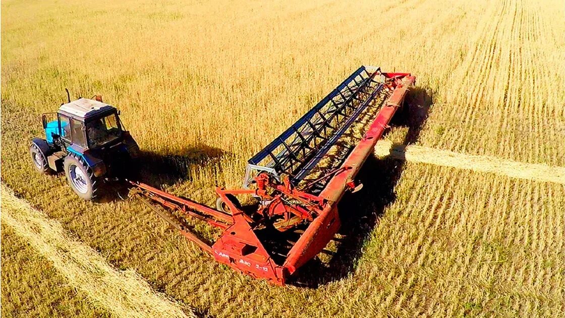Как выглядит сельскохозяйственная машина жатка SP Unisibmash, agricultural equipment, Russia, Novosibirsk, Stantsionnaya ulitsa