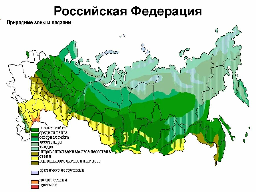 Климатические характеристики тайги