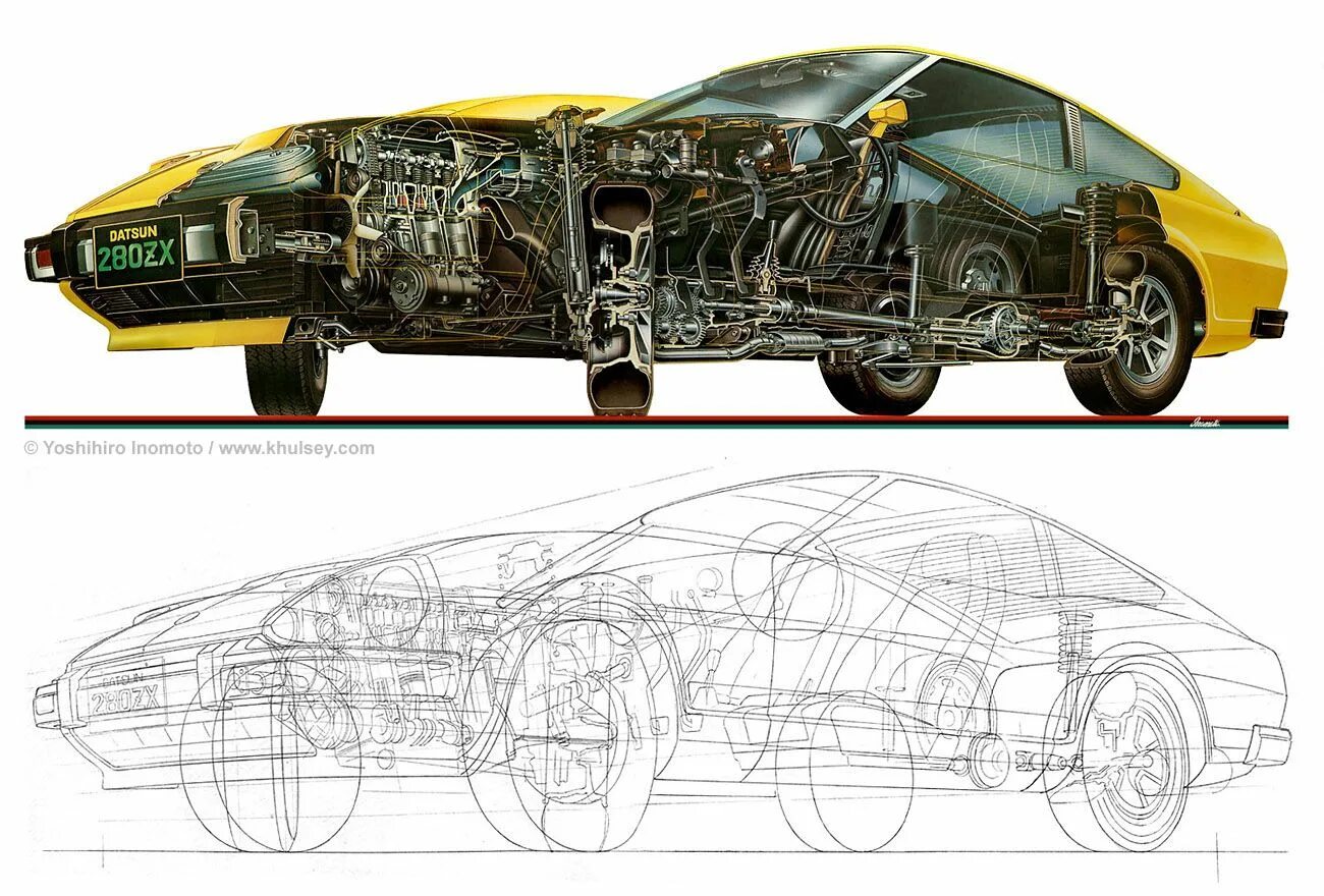 Section car. Hyundai cutaway. hipni z машина. динамика машины изо. car filters cross-section.