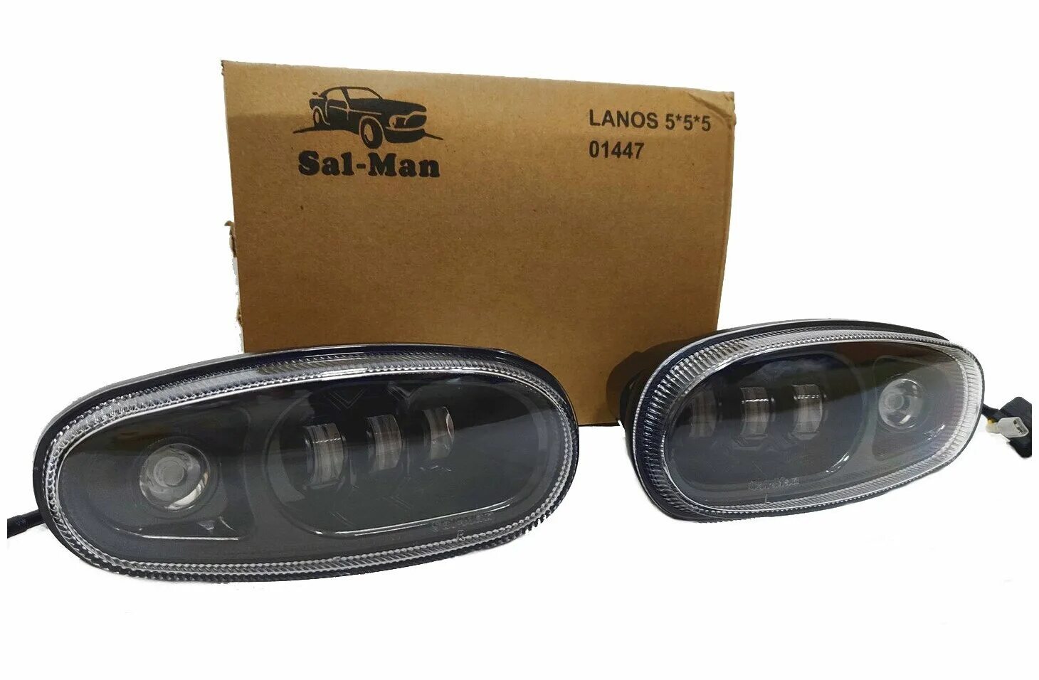 Led противотуманки Sal man Шевроле Ланос. Светодиодные led ПТФ Sal-man Chevrolet lanos 50w. Led туманки Chevrolet lanos 100w. Противотуманные фары sal man