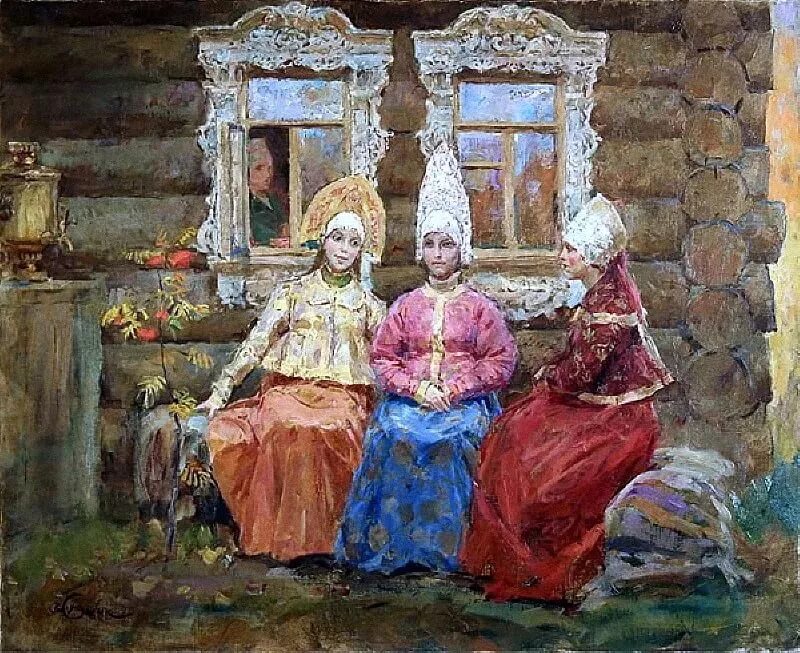 Три девицы современная. Три девицы современная
