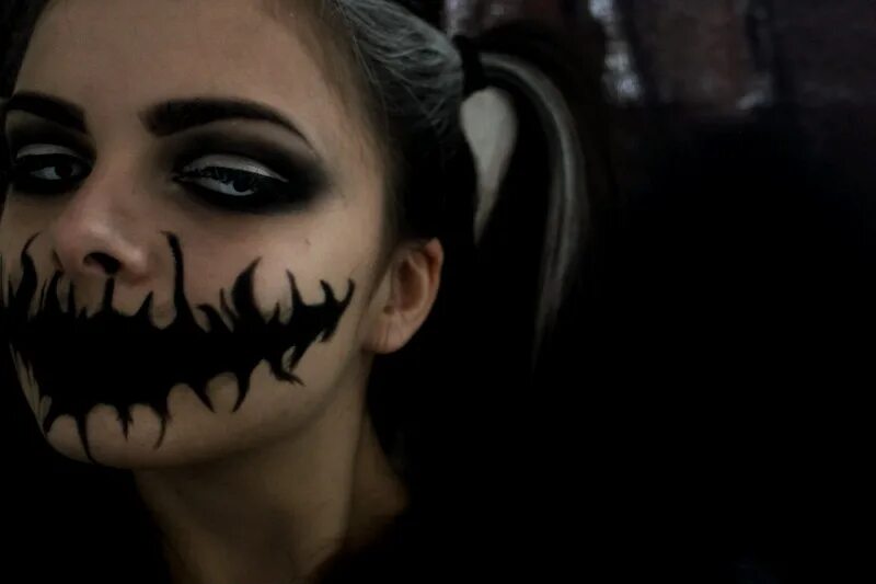 Легкий макияж демона DEMON / DEVIL HALLOWEEN MAKEUP TUTORIAL Katerina Williams YouTube