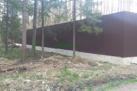 Забор профнастила соток