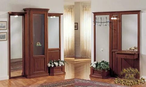 Прихожие итальянский орех