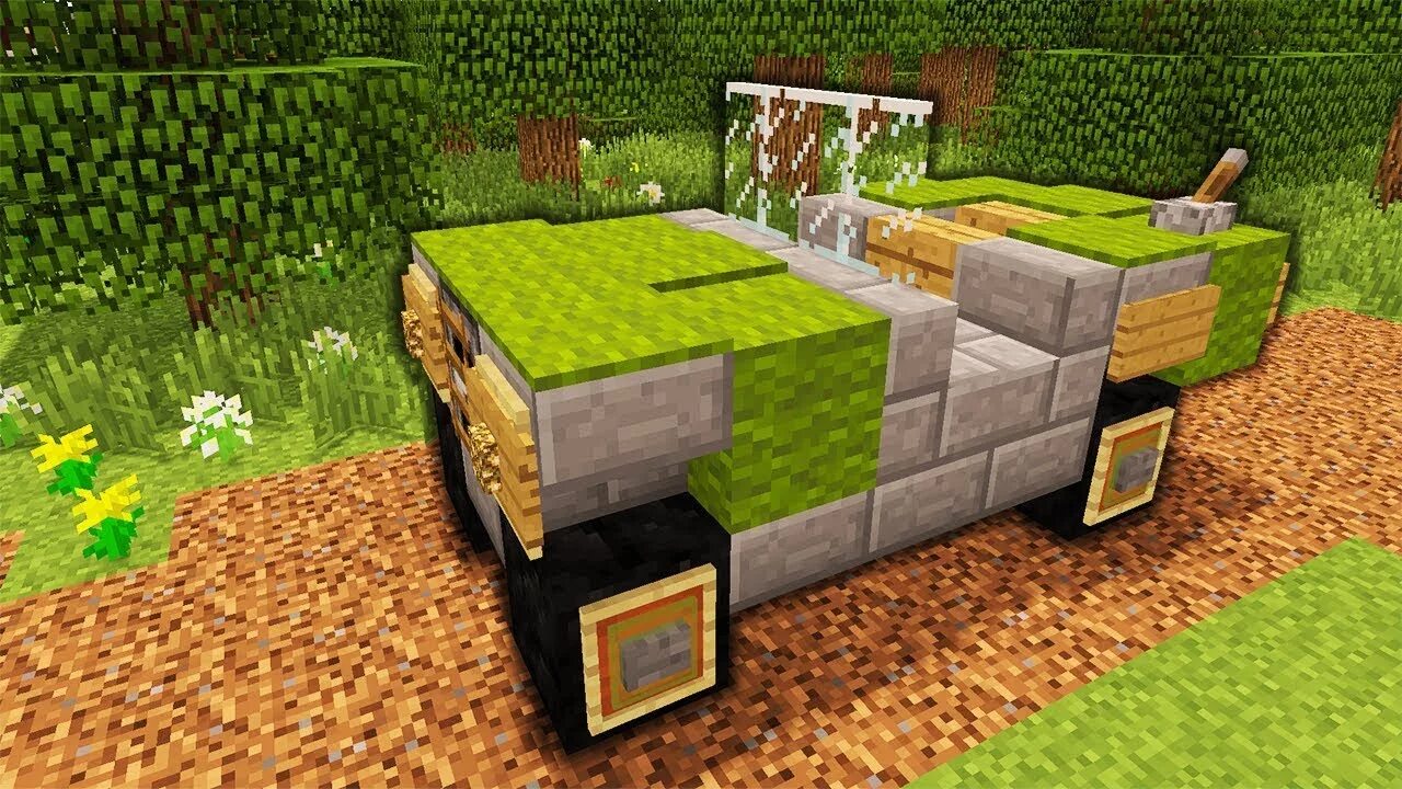 COME COSTRUIRE UNA MACCHINA SU MINECRAFT 