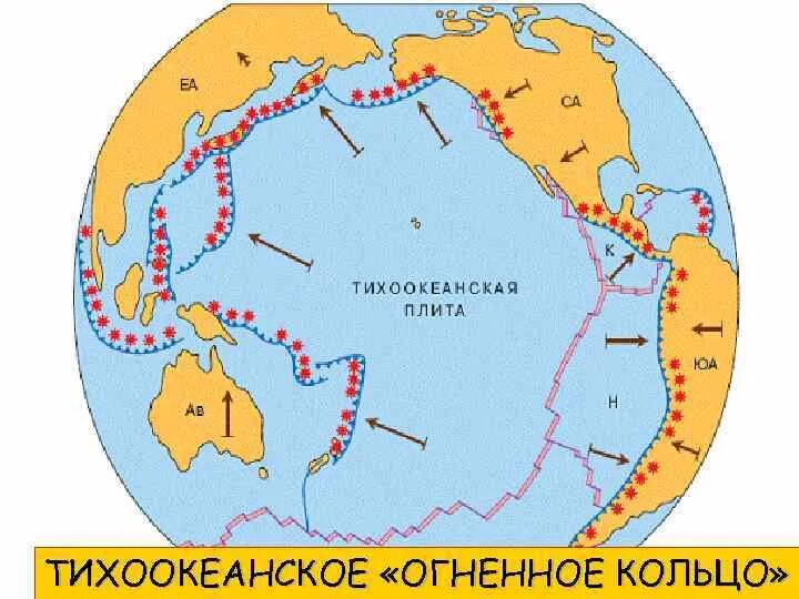 Положение тихоокеанского огненного кольца полосы действующих вулканов. Тихоокеанское вулканическое огненное кольцо вулканы. Тихоокеанское огненное кольцо Северная Америка. Вулканическое кольцо в тихом океане. Тихоокеанское огненное кольцо на карте Тихого океана.